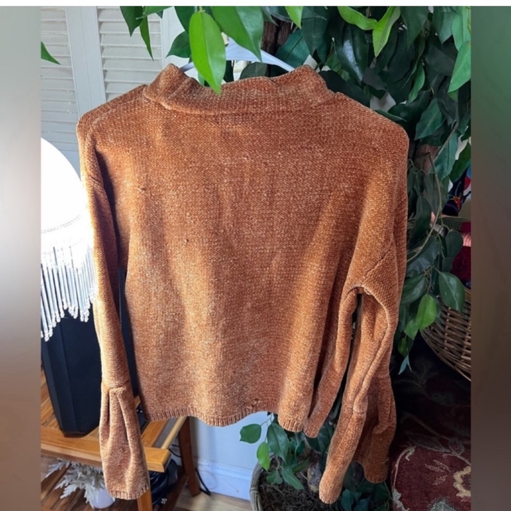 Cozy Brown Cowl Neck Sweater